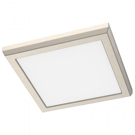 Blink Performer - 10 Watt LED - 7 Inch Square Fixture - Brushed Nickel Finish - 5 CCT Selectable