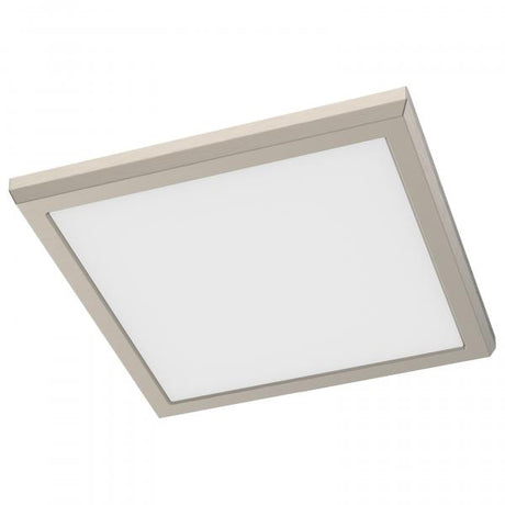 Blink Performer - 11 Watt LED - 9 Inch Square Fixture - Brushed Nickel Finish - 5 CCT Selectable