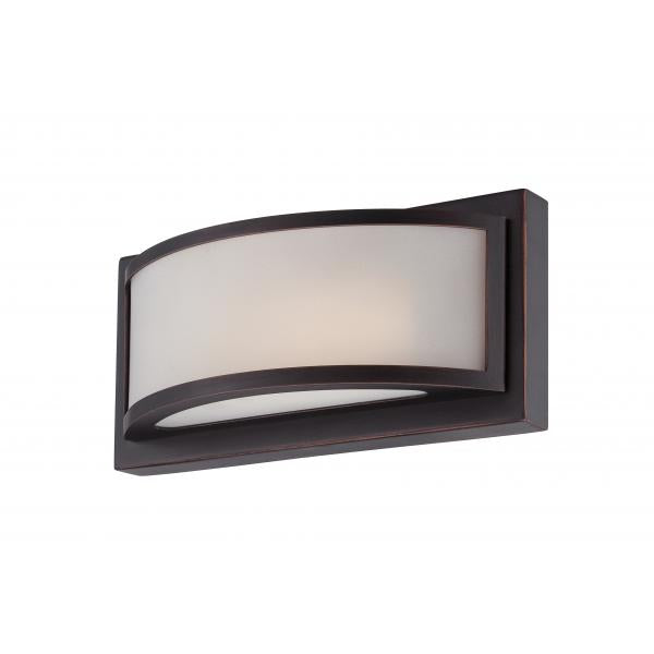 Mercer - (1) LED Wall Sconce - Frosted Glass - Georgetown Bronze Finish