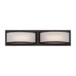 Mercer - (2) LED Wall Sconce - Frosted Glass - Georgetown Bronze Finish