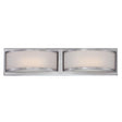 Mercer - (2) LED Wall Sconce - Frosted Glass - Brushed Nickel Finish