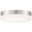 Pi - 11 Inch LED Flush Mount - Brushed Nickel Finish - Frosted Etched Glass - CCT Selectable - 120 Volts