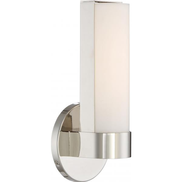 Bond - Single 9-1/2 in. - LED Vanity with White Acrylic Lens