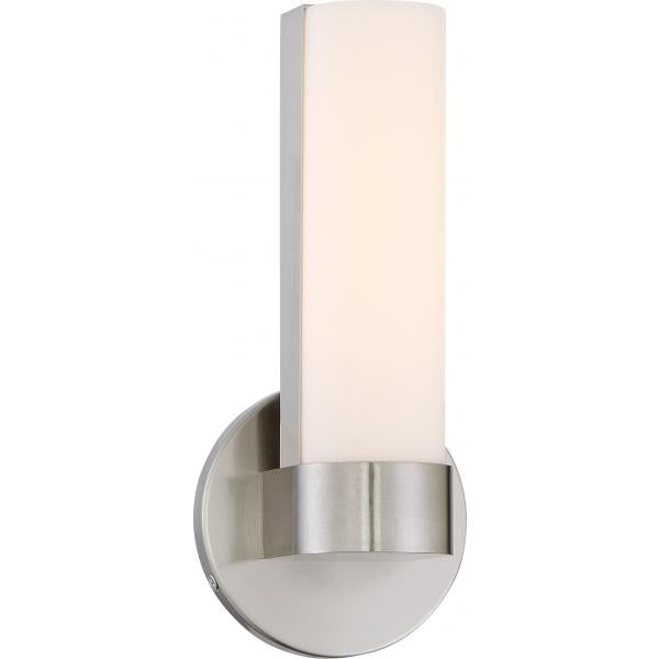 Bond - Single 9-1/2 in. - LED Vanity with White Acrylic Lens