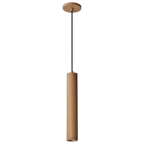 Century - 12 Watt, 16" LED Pendant - Ash Wood Finish