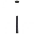 Melrose - 12 Watt - 16" - LED Pendant - Matte Black Finish