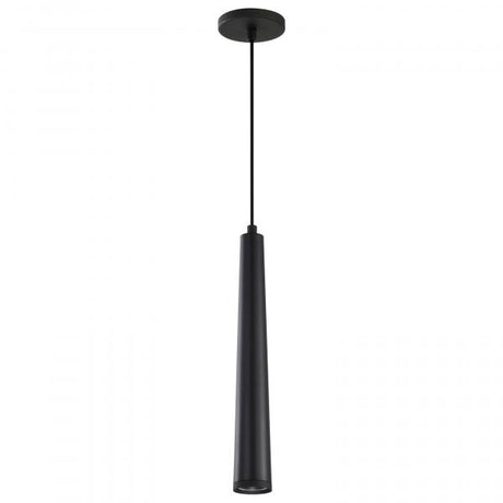 Melrose - 12 Watt - 16" - LED Pendant - Matte Black Finish