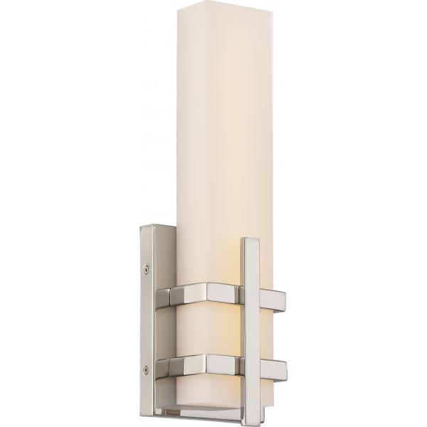 Grill - Single LED Wall Sconce - Polished Nickel Finish