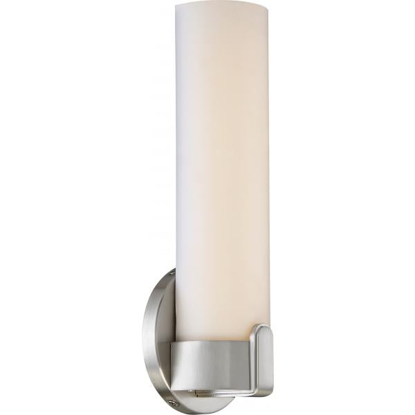 Loop - Single LED Wall Sconce - Brushed Nickel Finish