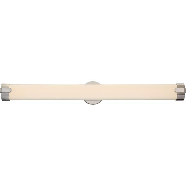 Loop 36 in. - LED Wall Sconce - Brushed Nickel Finish White Acrylic Lens