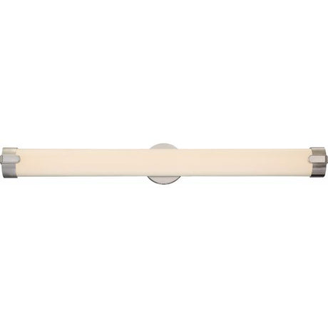 Loop 36 in. - LED Wall Sconce - Brushed Nickel Finish White Acrylic Lens