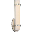 Slice - Single LED Wall Sconce - Polished Nickel Finish