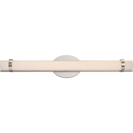 Slice - Double LED Wall Sconce - Polished Nickel Finish