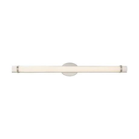 Slice 36 in. - LED Wall Sconce - Polished Nickel Finish White Acrylic Lens