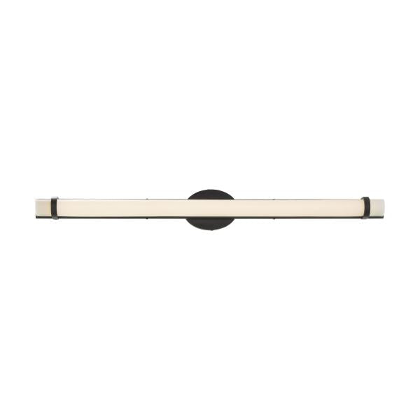 Slice 36 in. - LED Wall Sconce - Aged Bronze Finish White Acrylic Lens