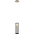 Pulse - LED Mini Pendant with Mirrored Glass - Brushed Nickel Finish