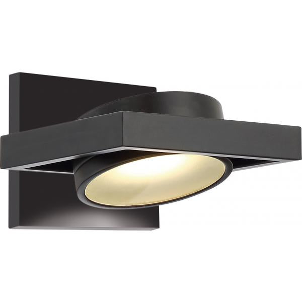 Hawk LED Pivoting Head Wall Sconce - Black Finish