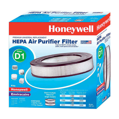 Honeywell HEPAClean 4.3 in. H X 11.2 in. W Round HEPA Air Purifier Filter 1 pk