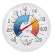 Taylor Wind Chill and Heat Index Dial Thermometer Plastic Multicolored 13.25 in.