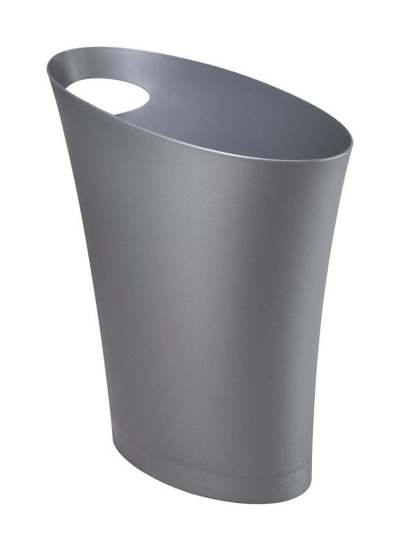 Umbra Skinny 2 gal Silver Plastic Modern Wastebasket