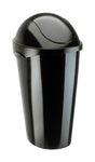 Umbra 13 gal Black Plastic Swing-Top Trash Can