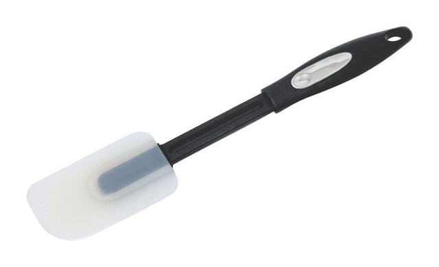 Chef Craft Black/White Silicone 12-1/2 in. Spatula