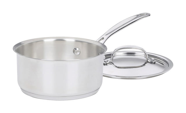 Cuisinart Chef's Classic Stainless Steel Saucepan 1.5 qt Silver