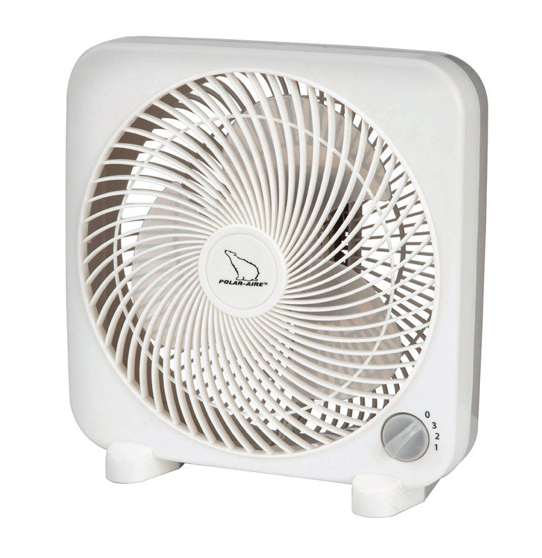 Polar Aire High Velocity 11.18 in. H X 9 in. D 3 speed Box Fan