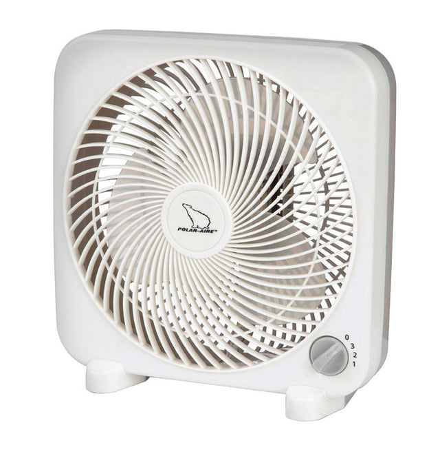 Polar Aire High Velocity 11.18 in. H X 9 in. D 3 speed Box Fan