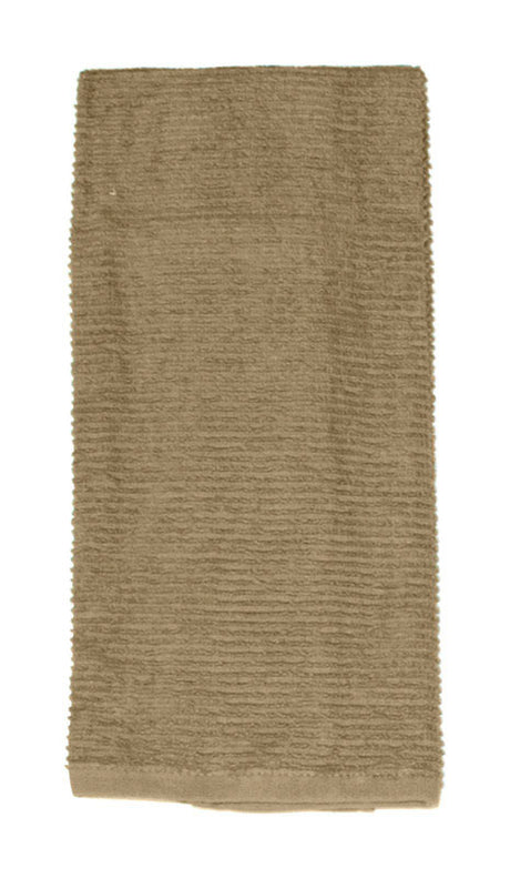 Ritz Royale Mocha Cotton Solid Kitchen Towel 1 pk