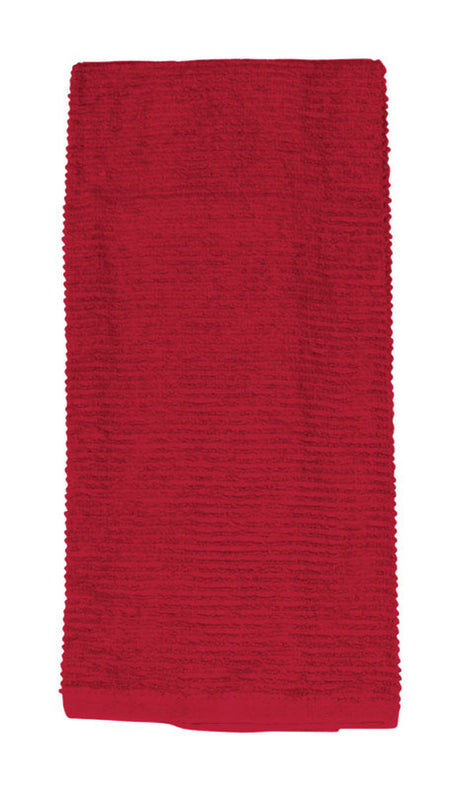 Ritz Royale Paprika Cotton Solid Kitchen Towel 1 pk