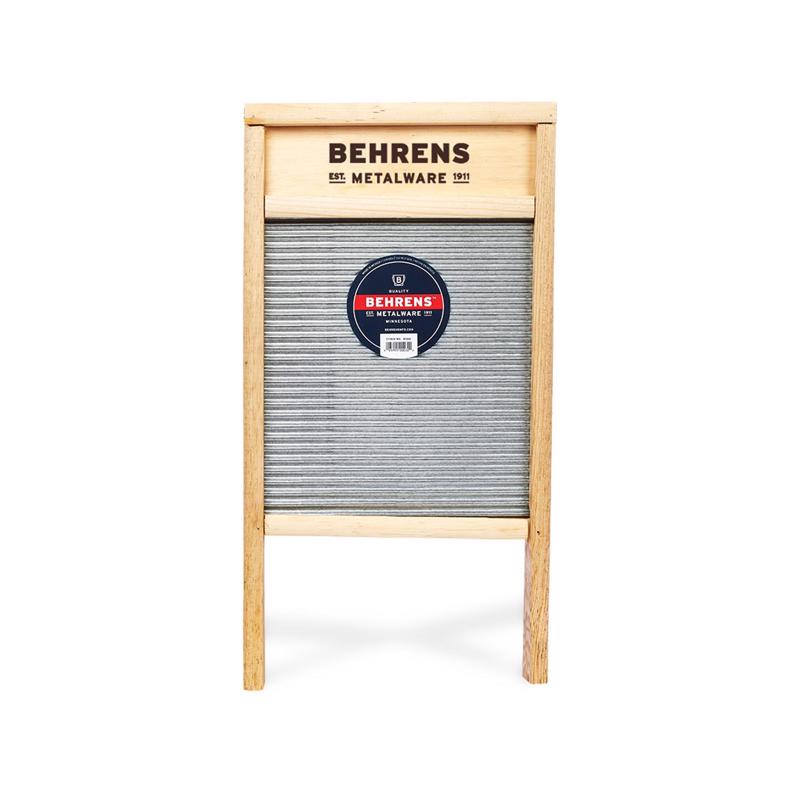 Behrens 12.5 in. W X 24.5 in. L Galvanized Steel Scrub Surface Washboard