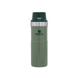 Stanley 16 oz Classic Hammertone Green BPA Free Travel Mug