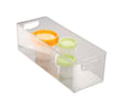 iDesign 0.28 cu ft Clear Storage Bin 6 in. H X 5 in. W X 16 in. D Stackable