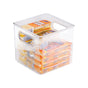 iDesign 0.13 cu ft Clear Storage Bin 6 in. H X 6 in. W X 6 in. D