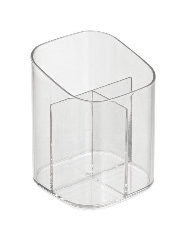 iDesign Clear Cosmetic Organizer 4.5 in. H X 3.5 in. W X 3.5 in. D