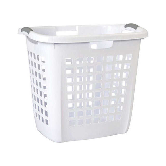 Sterilite White Plastic Laundry Basket