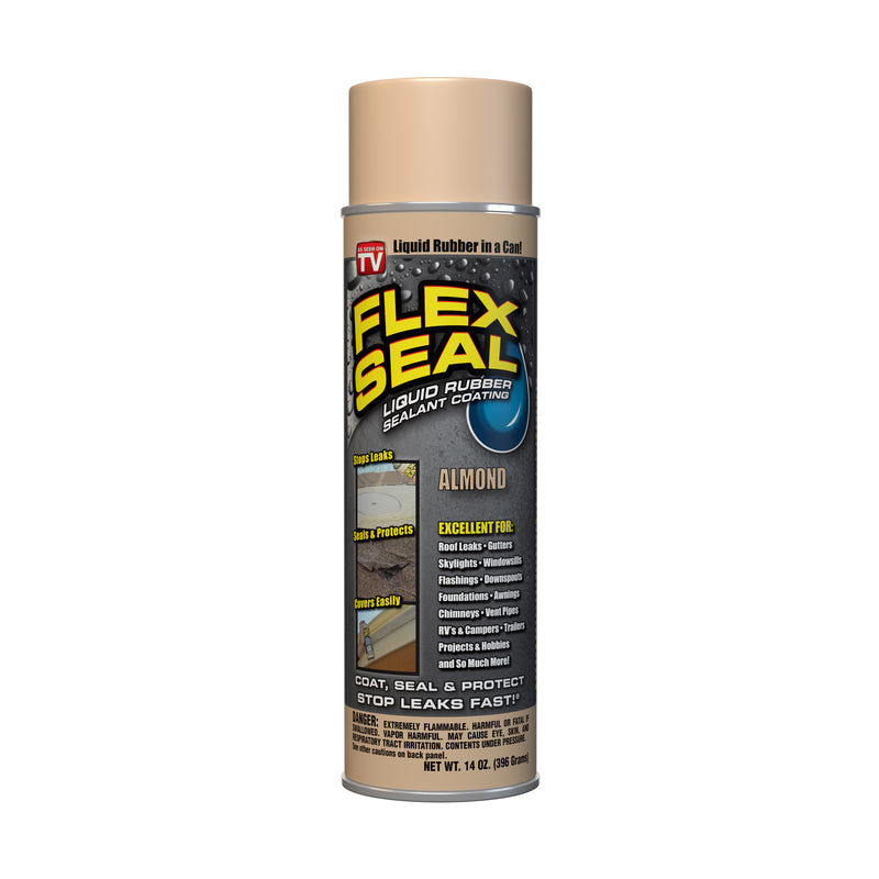 Flex Seal Family of Products Flex Seal Almond Rubber Spray Sealant 14 oz