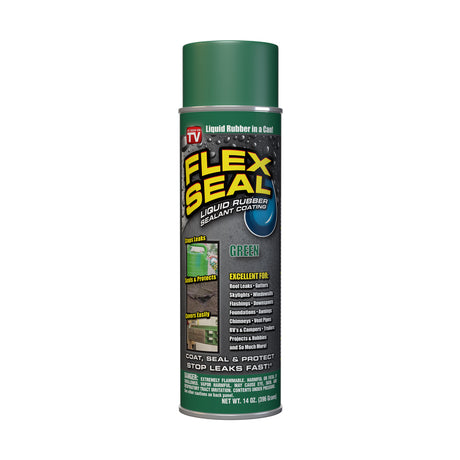 Flex Seal Family of Products Flex Seal Green Rubber Spray Sealant 14 oz