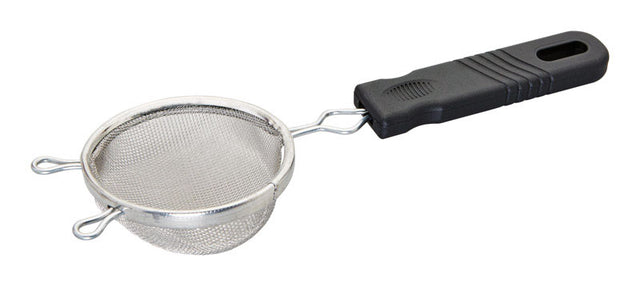 Good Cook Silver/Black Aluminum Mesh Strainer