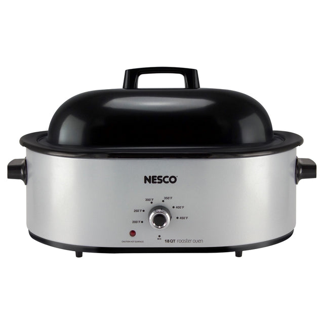 Nesco Silver Stainless Steel 18 qt Electric Roaster 17.5 in. H X 9.2 in. W X 25.4 in. L