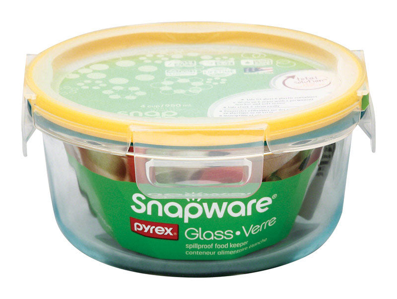 Snapware Total Solution 4 cups Clear Food Storage Container 1 pk