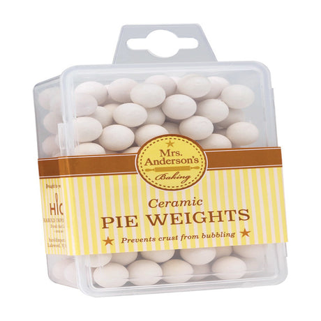 Harold Import Mrs. Anderson's White Ceramic Baking Weight Pie Beans