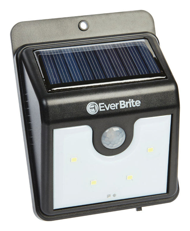 Ever Brite As Seen on TV Motion-Sensing Solar Powered LED Black Security Light