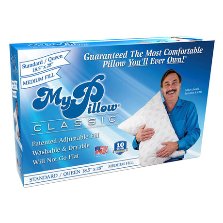 MyPillow As Seen On TV Medium Classic Queen Pillow Foam 1 pk