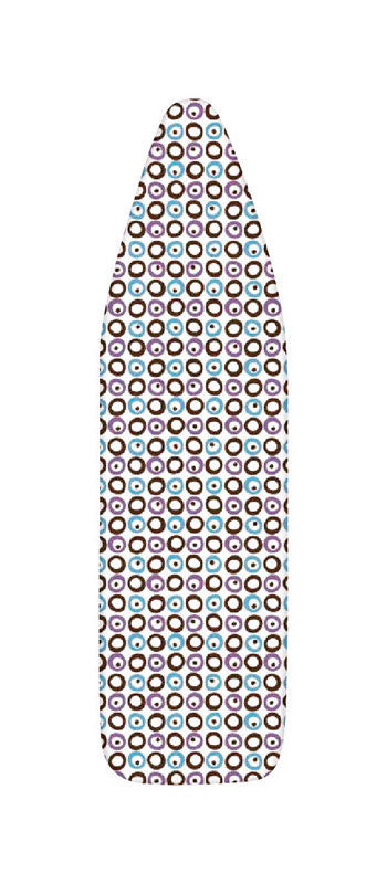 Whitmor 14 in. W X 54 in. L Cotton Assorted Ironing Board Cover and Pad