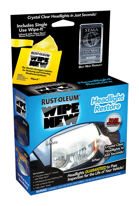 Rust-Oleum Wipe New Headlight Restorer Kit