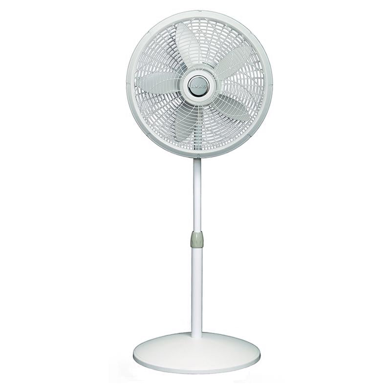 Lasko 54-1/2 in. H X 18 in. D 3 speed Oscillating Pedestal Fan