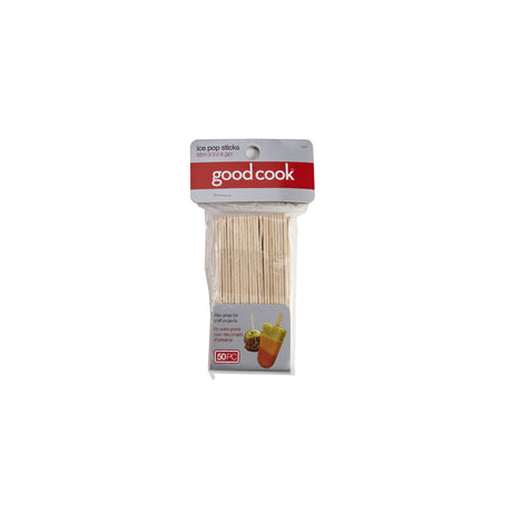 Good Cook Tan Wood Ice Pop Sticks