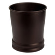 iDesign Olivia Bronze Steel Classic Wastebasket